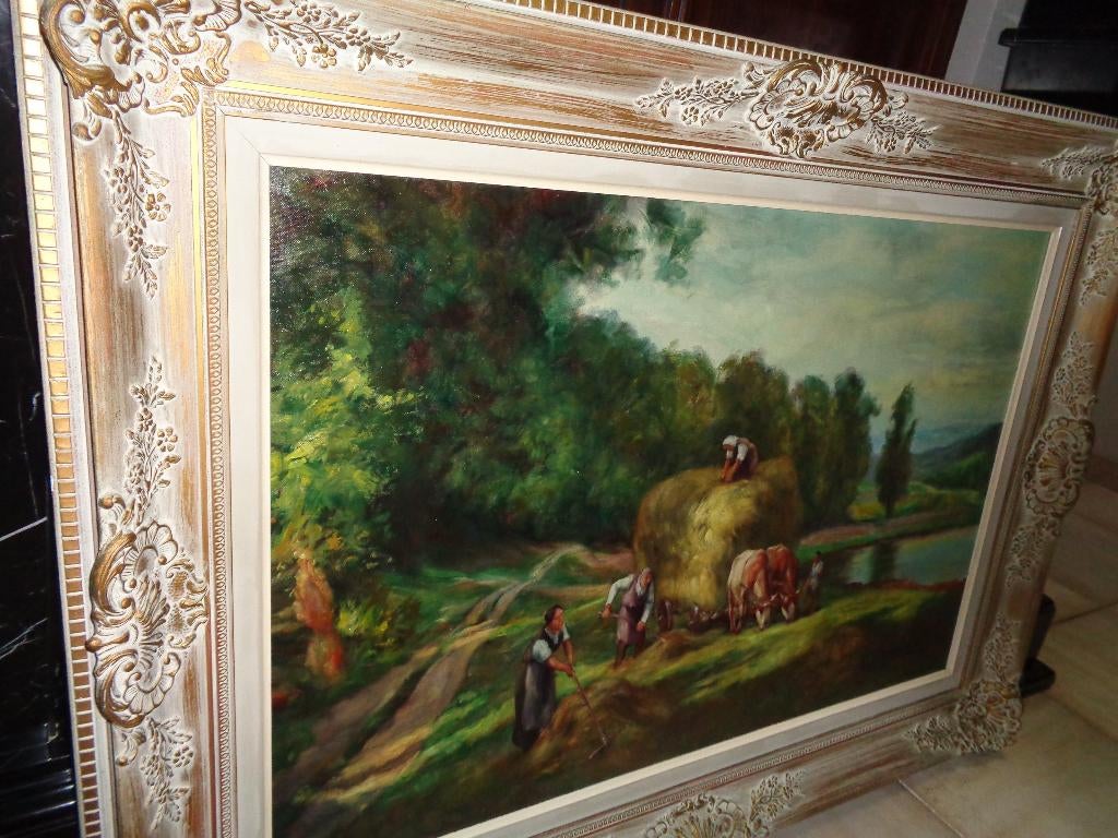 *Prachtige grote gesigneerde & gedateerde ('65) schilderij, Ophalen of Verzenden