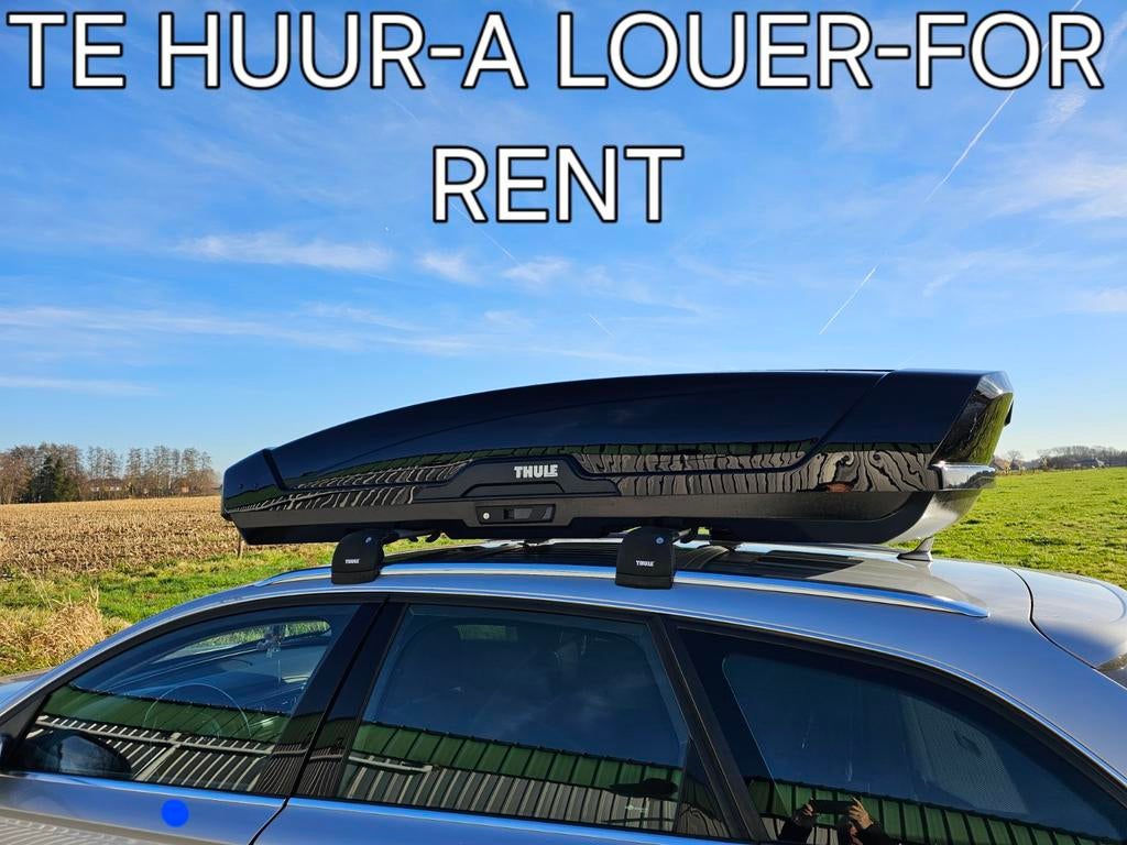 Dakkoffer thule motion XT XXL met 610l inhoud TE HUUR, Ophalen