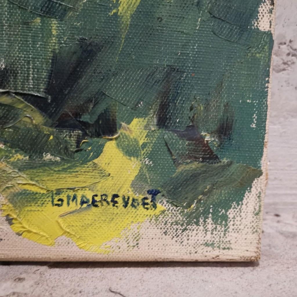 Dorpsgezicht te Briel (Weert) (ca. 1965) - Gustaaf Maerevoet, Antiek en Kunst, Ophalen