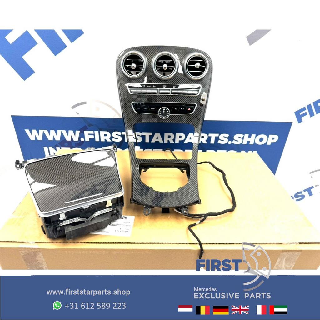W205 W253 C63 GLC63 AMG CARBON MIDDENCONSOLE C63s GLC63s ori, Utilisé, -, -, Enlèvement ou Envoi