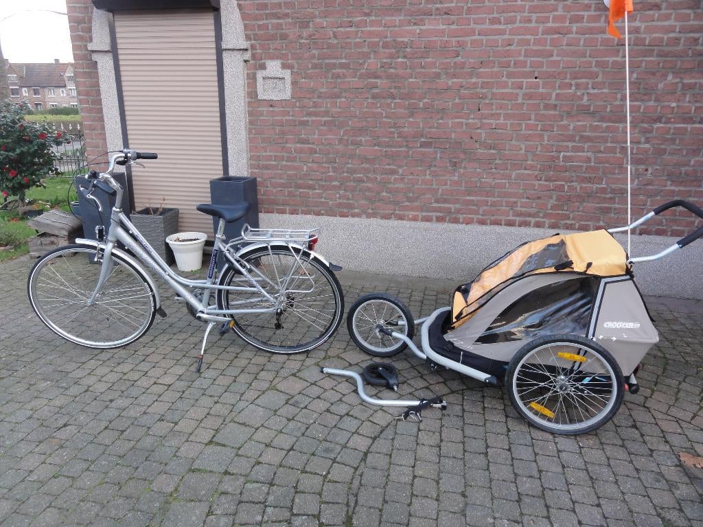 SHRAPNELL dames + CROOZER 535 kid for 2  samen voor 175 euro, 47 à 50 cm, Enlèvement, Comme neuf