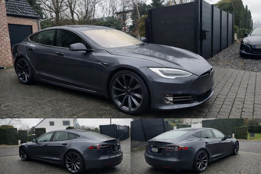 Tesla model s 100kw long range Raven 09/2020, Auto's, Tesla, Automaat, Model S, Zilver of Grijs, Te koop