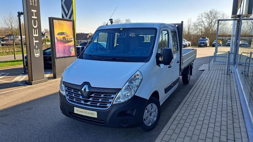 Renault Master 145Pk dubb. cab, airco, alu laadbak, 15000 ex, 186 g/km, Achat, Entreprise, Boîte manuelle