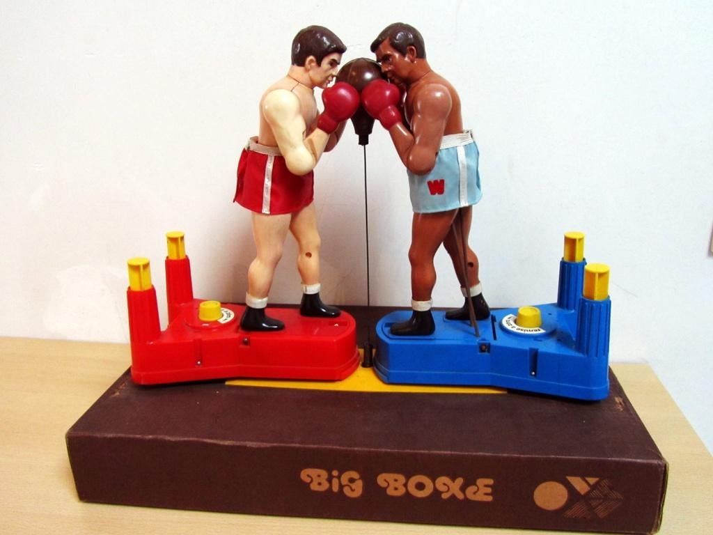 Vintage Jeu "Big Boxe" Vuillerme France 1979, 1 ou 2 joueurs, Enlèvement, Utilisé