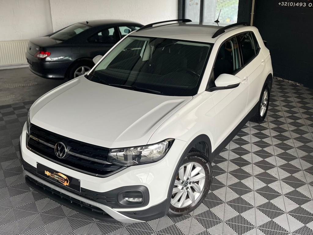 Volkswagen T-Cross 1.0TSI 1er Propriétaire Garantie 12 Mois, Autos, Volkswagen, Euro 6, Noir, 5 portes, 5 places