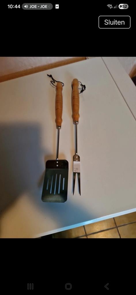 Barbecueset 2delig, Tuin en Terras, Ophalen of Verzenden