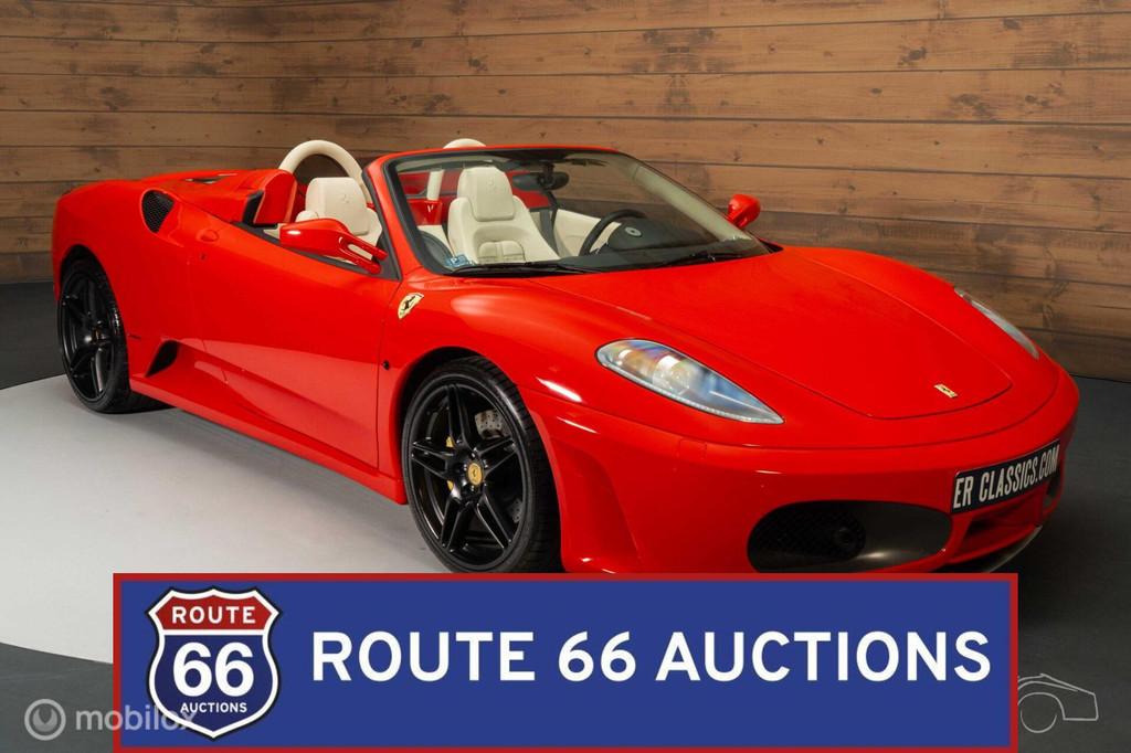 Ferrari F430 Spider F1 | 2006 | Route 66 Auctions, Gebruikt, Zwart, Bedrijf, Handgeschakeld