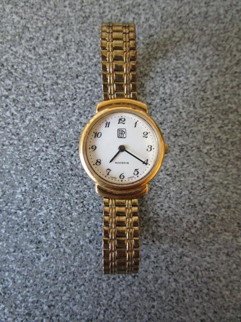 RODANIA vergulde dames polshorloge - UITVERKOOP, Handtassen en Accessoires, Horloges | Dames, Gebruikt, Polshorloge, Overige merken