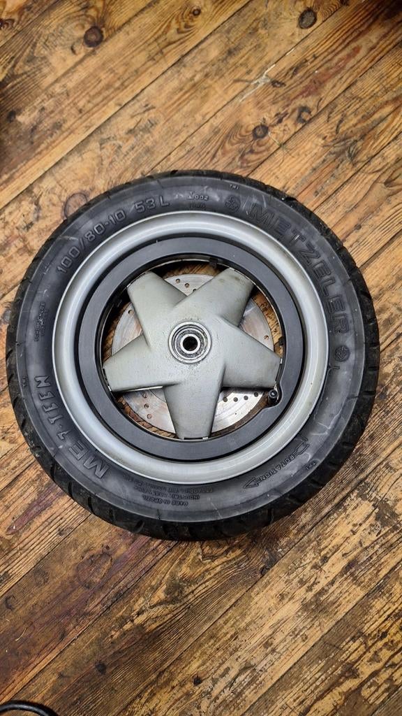 Piaggio skipper voorwiel met schijf, Fietsen en Brommers, Ophalen, Blok