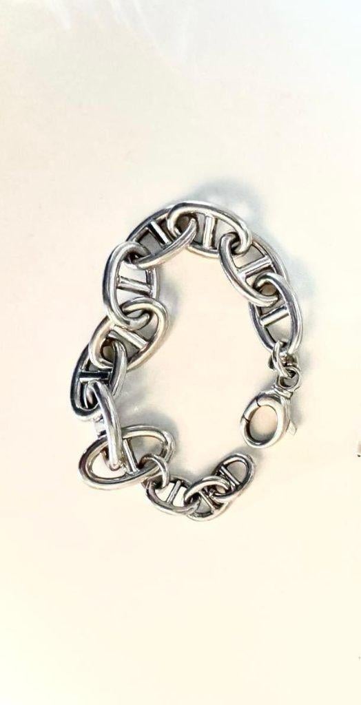 Zilveren schakelarmband, Ophalen, Zo goed als nieuw, Zilver, Zilver