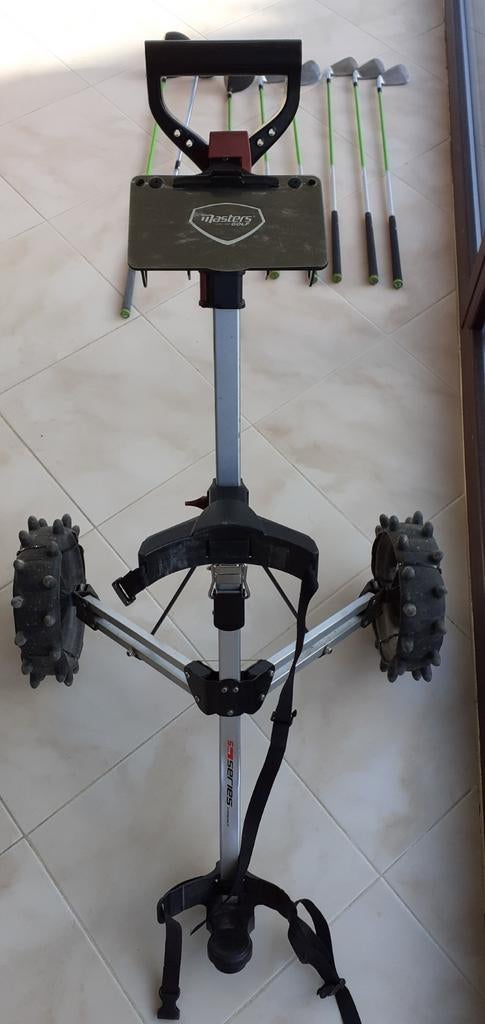 Masters Golf trolley 5-Serie 2-wiel, zilver, Sport en Fitness, Ophalen