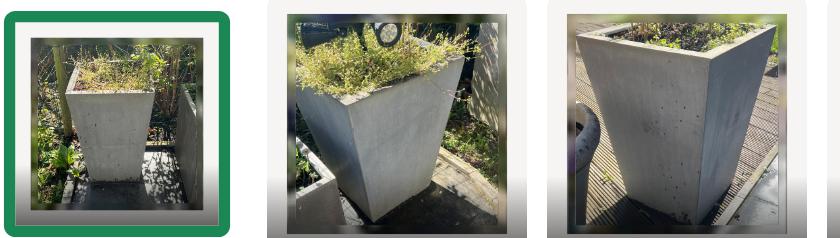 pots de fleurs en béton, Jardin & Terrasse, Enlèvement, Utilisé, Intérieur, 70 cm ou plus