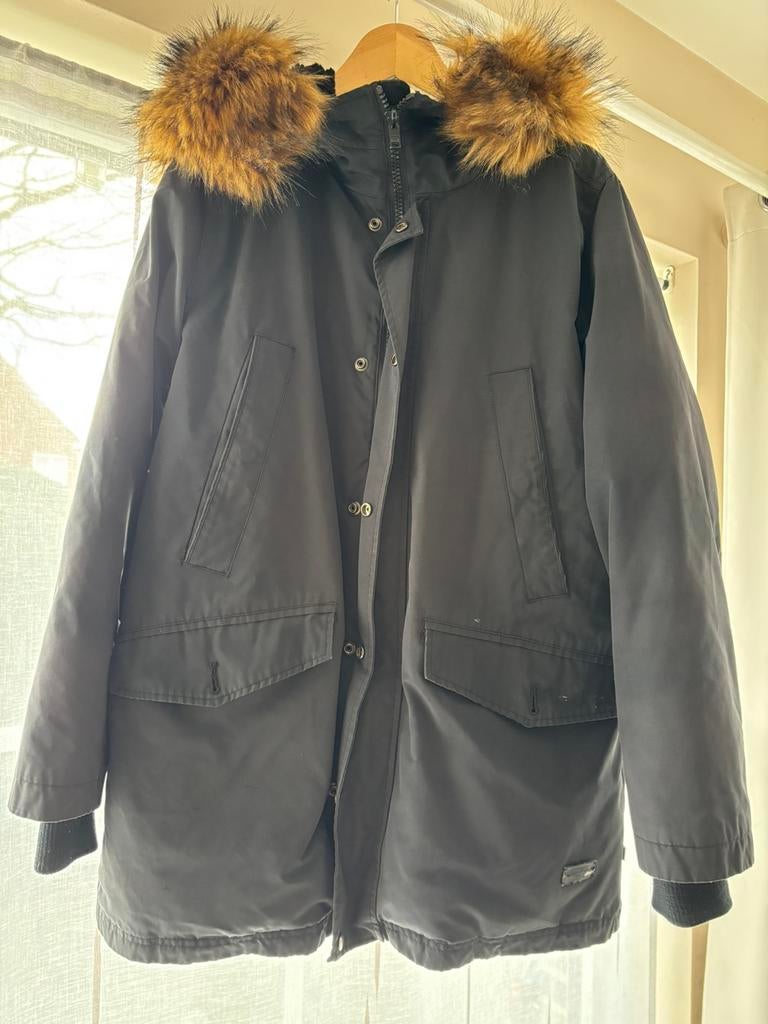 Heren jas, Kleding | Heren, Ophalen of Verzenden, Gedragen, Blauw