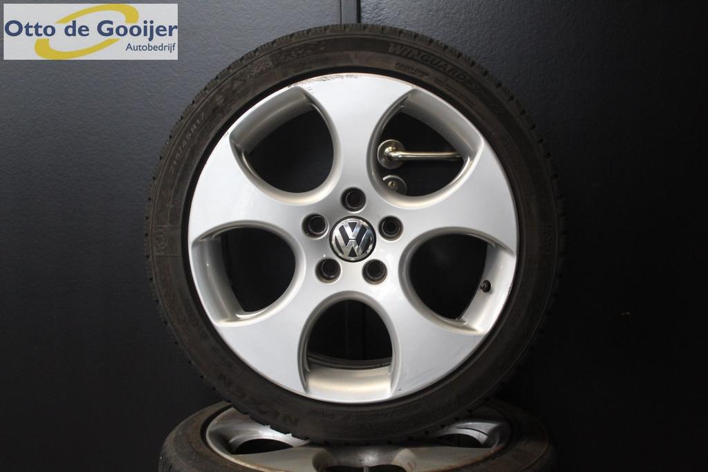 Originele Volkswagen Golf 5 6 7 GTI Velgen 17 Inch Winterban, Auto-onderdelen, Banden en Velgen, Ophalen, -, -, Banden en Velgen