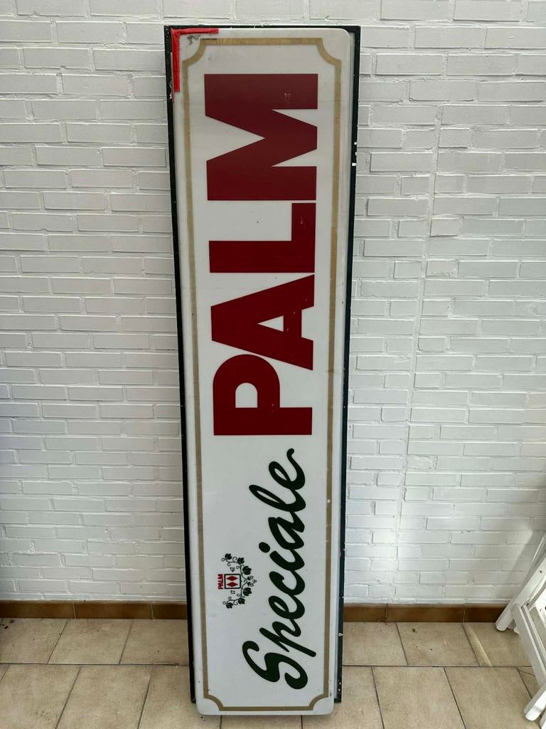 Oude Palm verlichtingsbak, Verzamelen, Merken en Reclamevoorwerpen, Ophalen