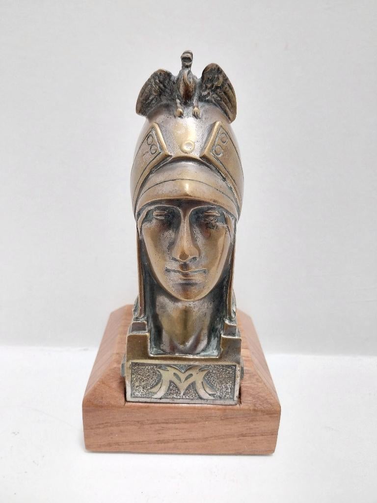 Mascotte de voiture MINERVA - MINERVA Car Hood Ornament, Antiquités & Art, Enlèvement ou Envoi