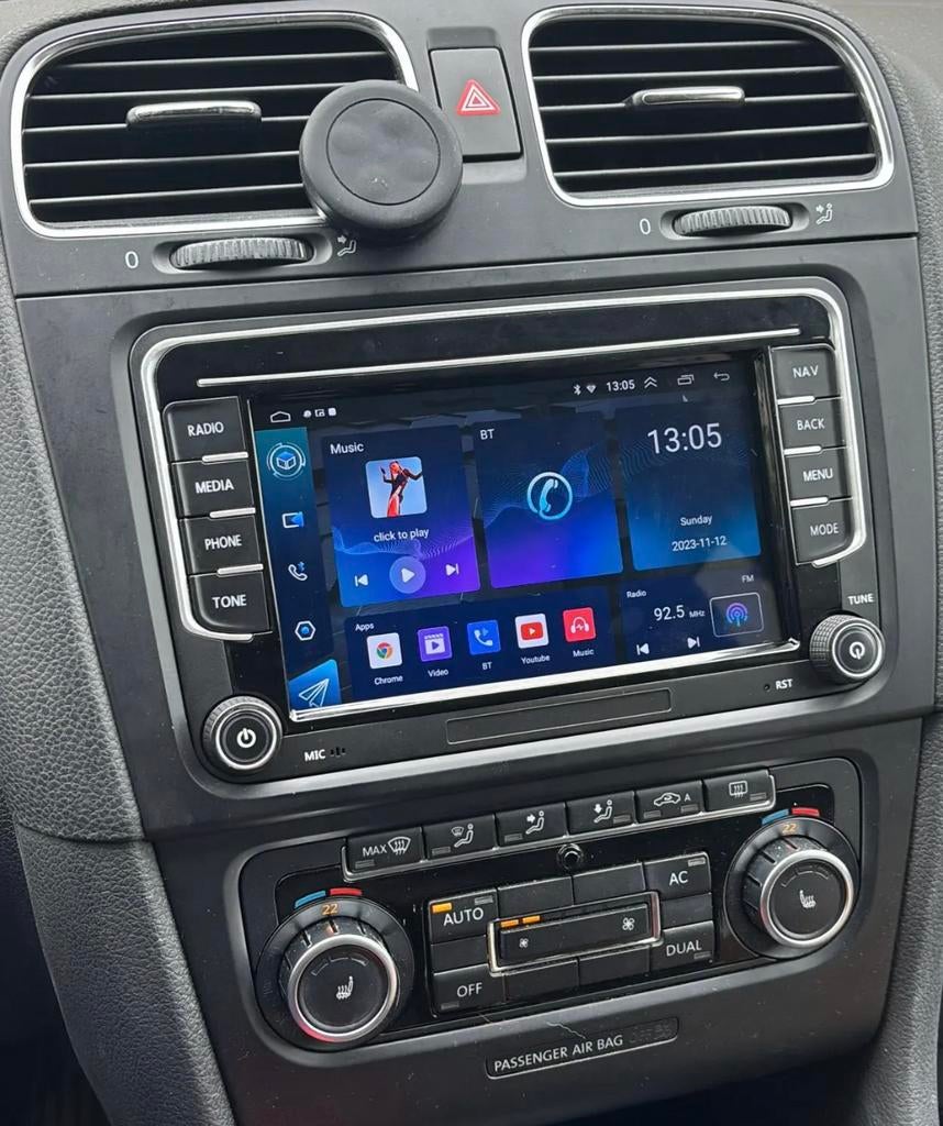 €150!!!  Android carplay Volkswagen-radio bluetooth USB.., Auto diversen, Autoradio's, Nieuw, Ophalen