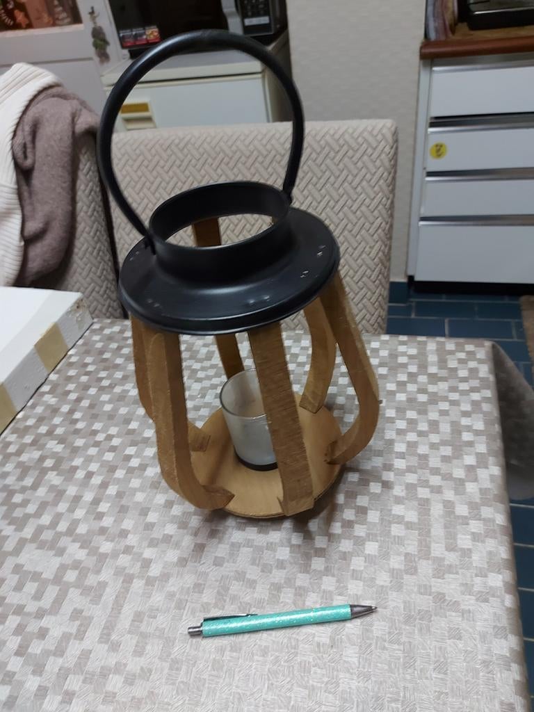 Theelichthouder, Ophalen of Verzenden, Zwart