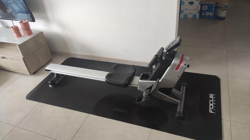 Roeimachine met mat, Ophalen, Benen