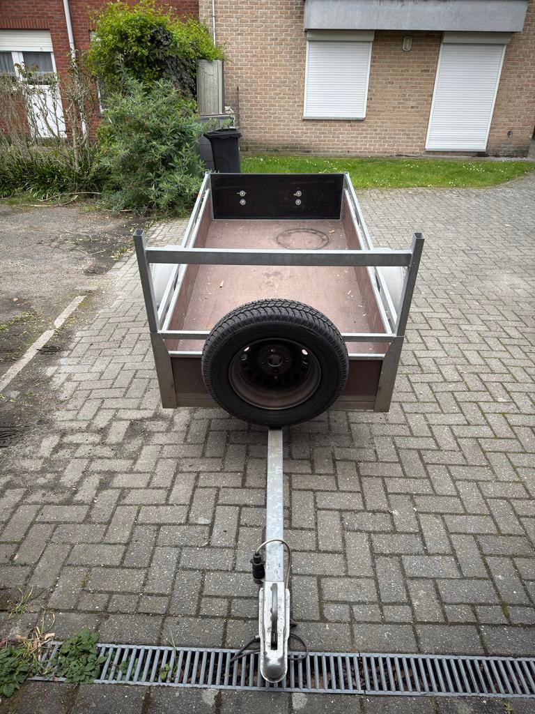 Remorque à essieu unique - 750 kg non freinée, Enlèvement, Utilisé