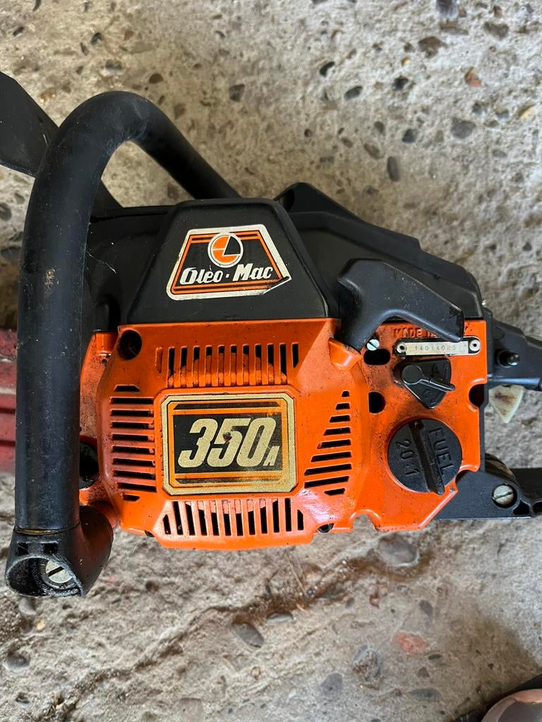 Boomzaag Oleo-mac, Ophalen, Gebruikt, Boomzaag