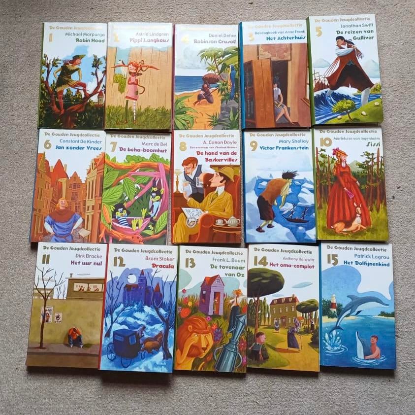 Complete set van 25 boeken - De Gouden Jeugdcollectie, Boeken, Ophalen, Zo goed als nieuw