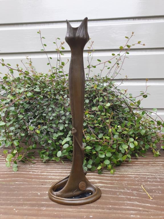 Art Nouveau kandelaar , brons, Huis en Inrichting, Woonaccessoires | Kandelaars en Kaarsen, Nieuw, Kandelaar, Ophalen of Verzenden