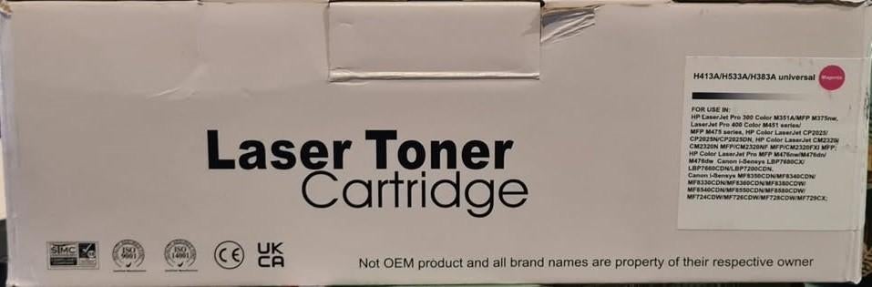 Toner cartdridge H413A/H533A/H383A - Magenta, Computers en Software, Printerbenodigdheden, Nieuw, Toner, Ophalen of Verzenden