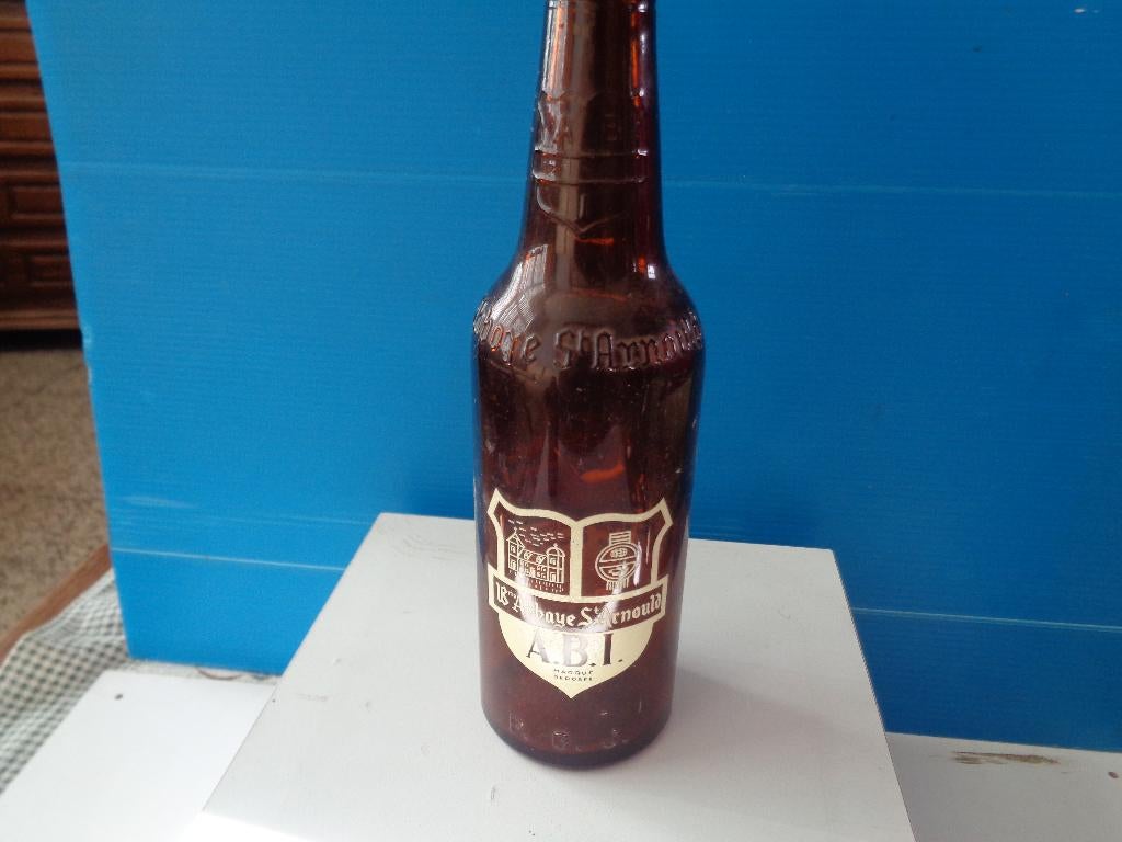 Brasserie St. Harnould  Potvin Grard, Collections, Marques de bière, Enlèvement ou Envoi, Utilisé