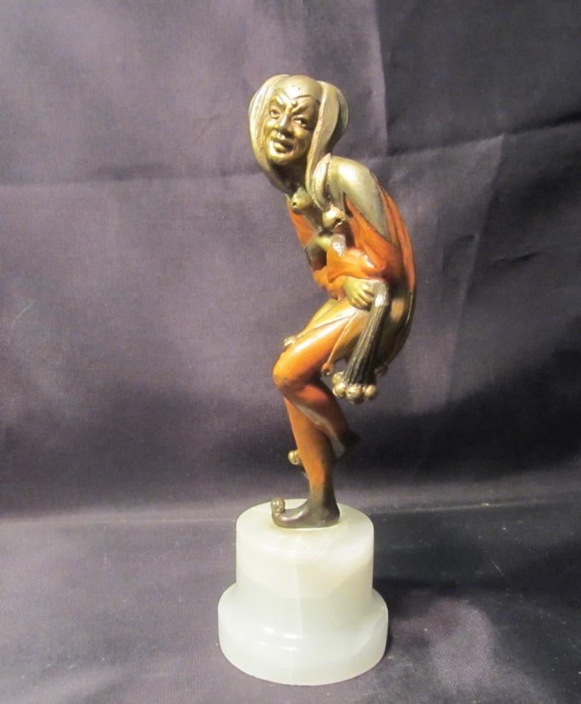 Bouffon de cour bronze art déco , Roland PARIS ; vers 1925, Antiquités & Art, Art | Sculptures & Bois, Statue, Art deco, Brons
