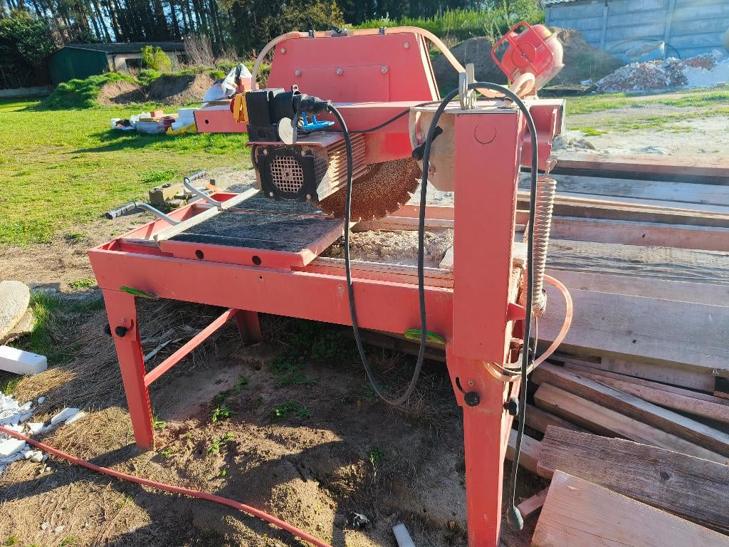 Zaagmachine voor stenen, Doe-het-zelf en Bouw, Gereedschap | Zaagmachines, Ophalen, Gebruikt, Overige typen
