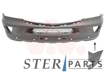 Voorbumper Mercedes Sprinter W906 Face lift A 9068801901, -, Voor, Ophalen of Verzenden, Bumper