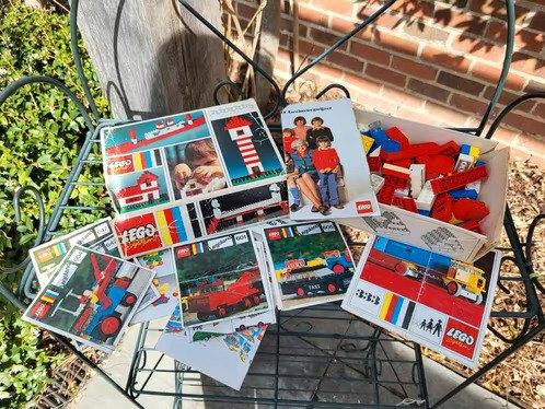 Superbe lot de LEGO vintage (années 60/70) + livrets, Enlèvement ou Envoi, Lego
