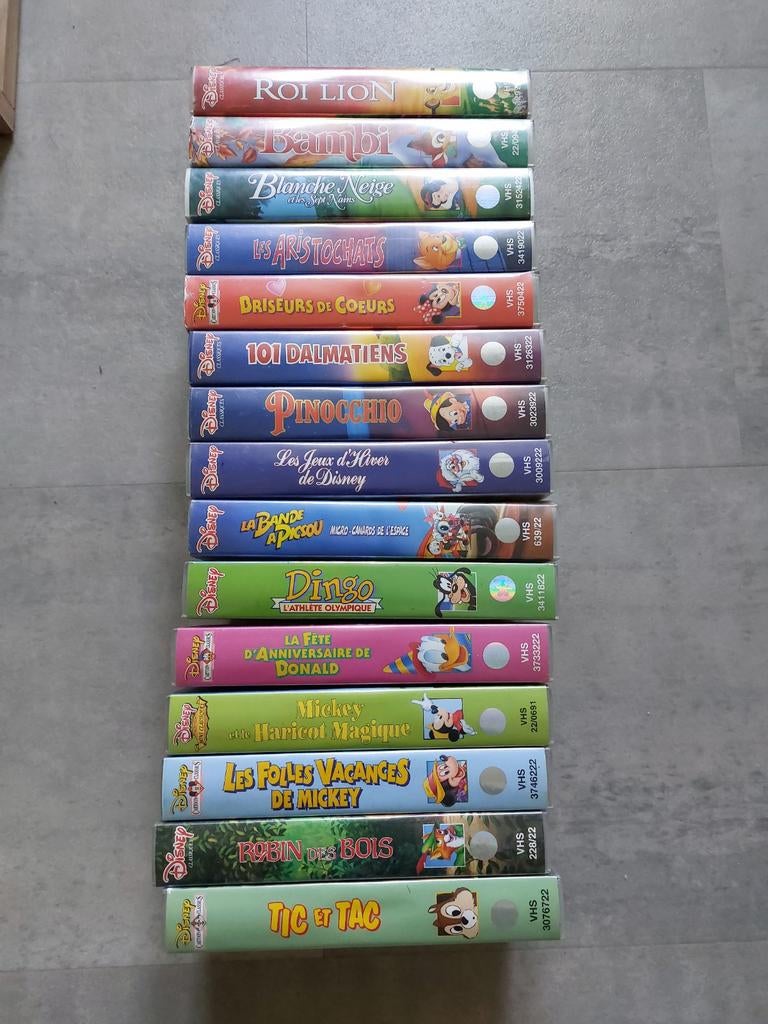 Lot de 15 films Disney classique cassette VHS, Ophalen of Verzenden
