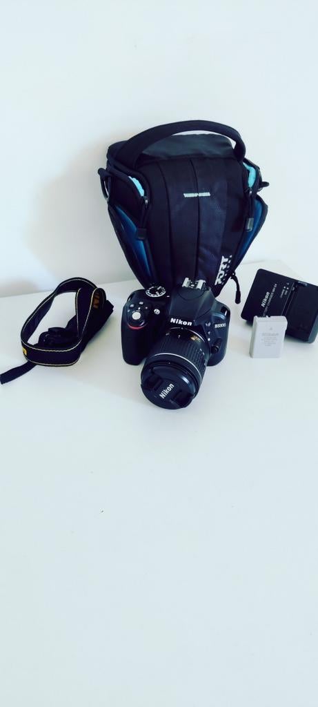 Nikon D3300 + 18-55mm f/3.5-5.6G VR Zwart, Audio, Tv en Foto, Fotocamera's Digitaal, Ophalen, Nikon