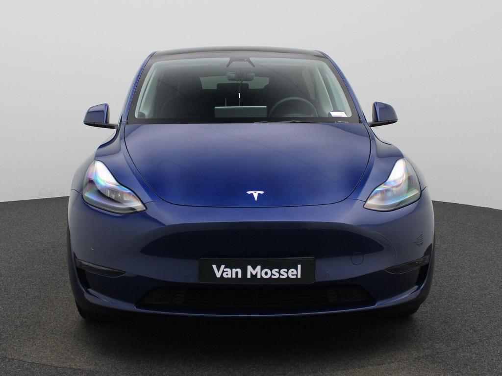 Tesla Model Y Long Range Dual Motor LED | PANO | LEDER | NAV, Auto's, 495 min, 1885 kg, Electronic Stability Program (ESP), Blauw