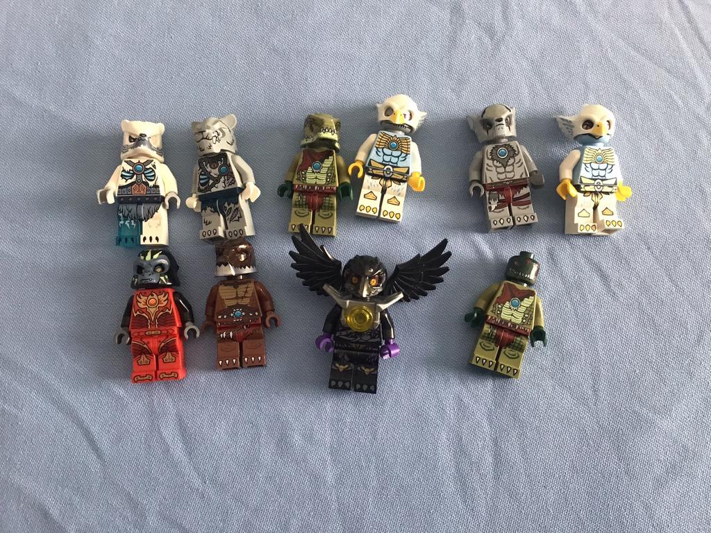 Lego chima figuren 10 stuks, Ophalen of Verzenden, Zo goed als nieuw, Lego