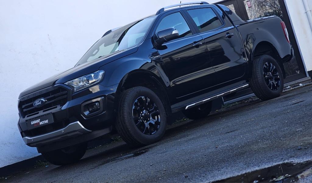 Ford Ranger 2.0 BiT EcoBlue Wildtrack €23.959 EX BTW / NETTO, Auto's, Automaat, 4 cilinders, 157 kW, Zwart