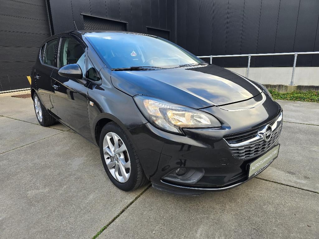 Opel Corsa E 1.4i Airco 2016 73.000 km + Garantie, Zwart, Bedrijf, 5 deurs, Electronic Stability Program (ESP)
