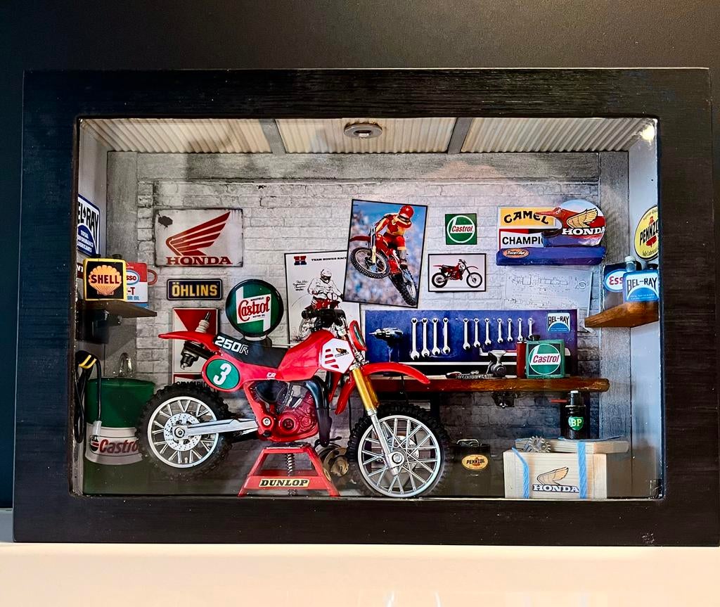 Atelier Honda Vintage MX., Hobby & Loisirs créatifs, Hobby & Loisirs Autre, Enlèvement ou Envoi