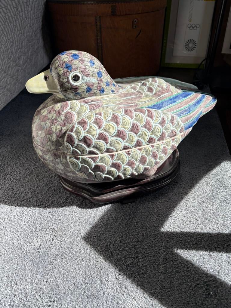 Canard grande soupière ancienne, Enlèvement ou Envoi