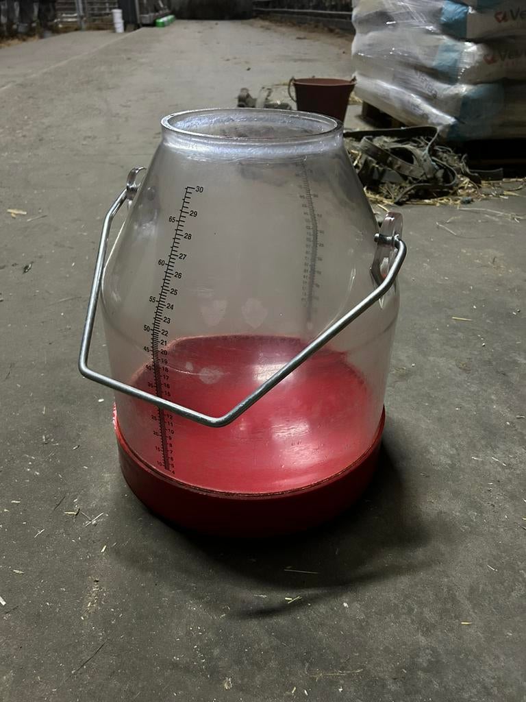 Melk emmer 30L, Ophalen, Nieuw, Kunststof, Met handgreep