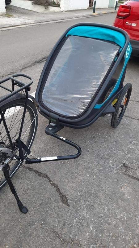 Remorque enfants Hamax 2 places, Enlèvement, Utilisé