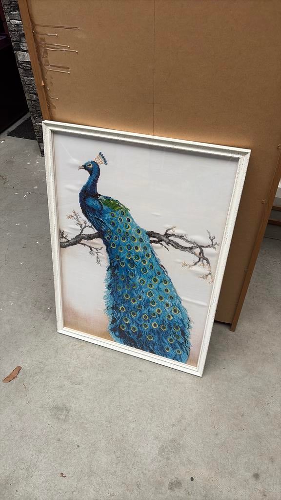 Schilderij kunst glas parels, Ophalen, Zo goed als nieuw, Schilderij