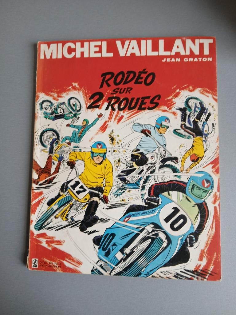Michel Vaillant rodéo sur 2 roues broché Jean Graton 02/1972, Une BD, Envoi, Utilisé