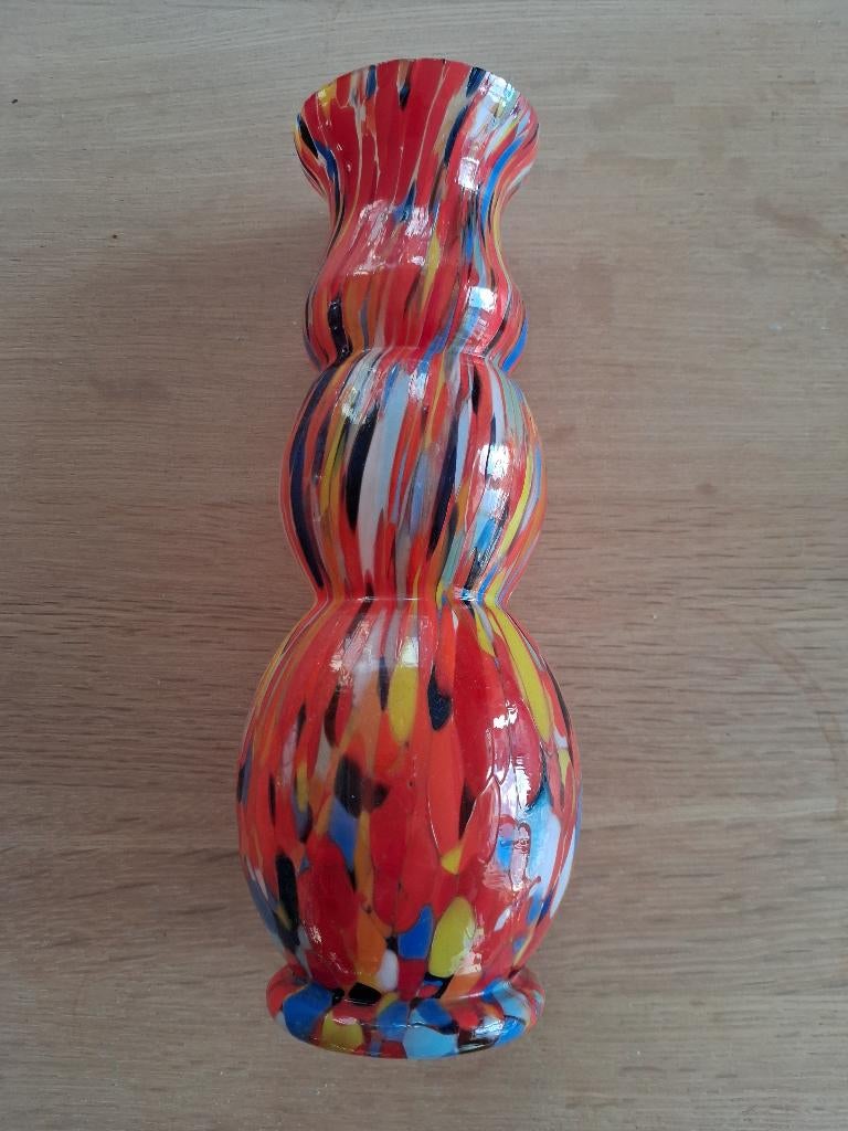 splatter vaasje kralik, Antiek en Kunst, Ophalen