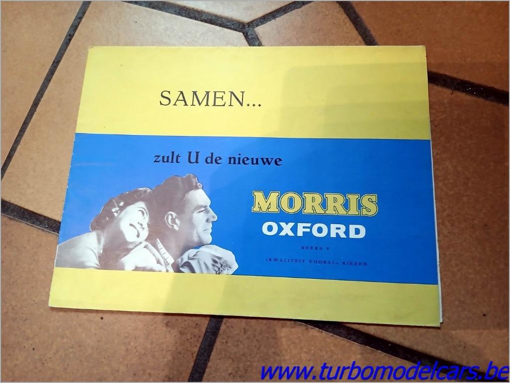 Folder Morris Oxford 1959, Verzenden, Zo goed als nieuw, Algemeen