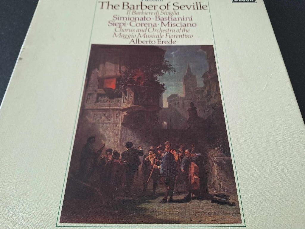 Rossini / Erede - The Barber Of Seville Box 3 x Lp's Vinyl, 12 pouces, Enlèvement ou Envoi, Utilisé, Classicisme