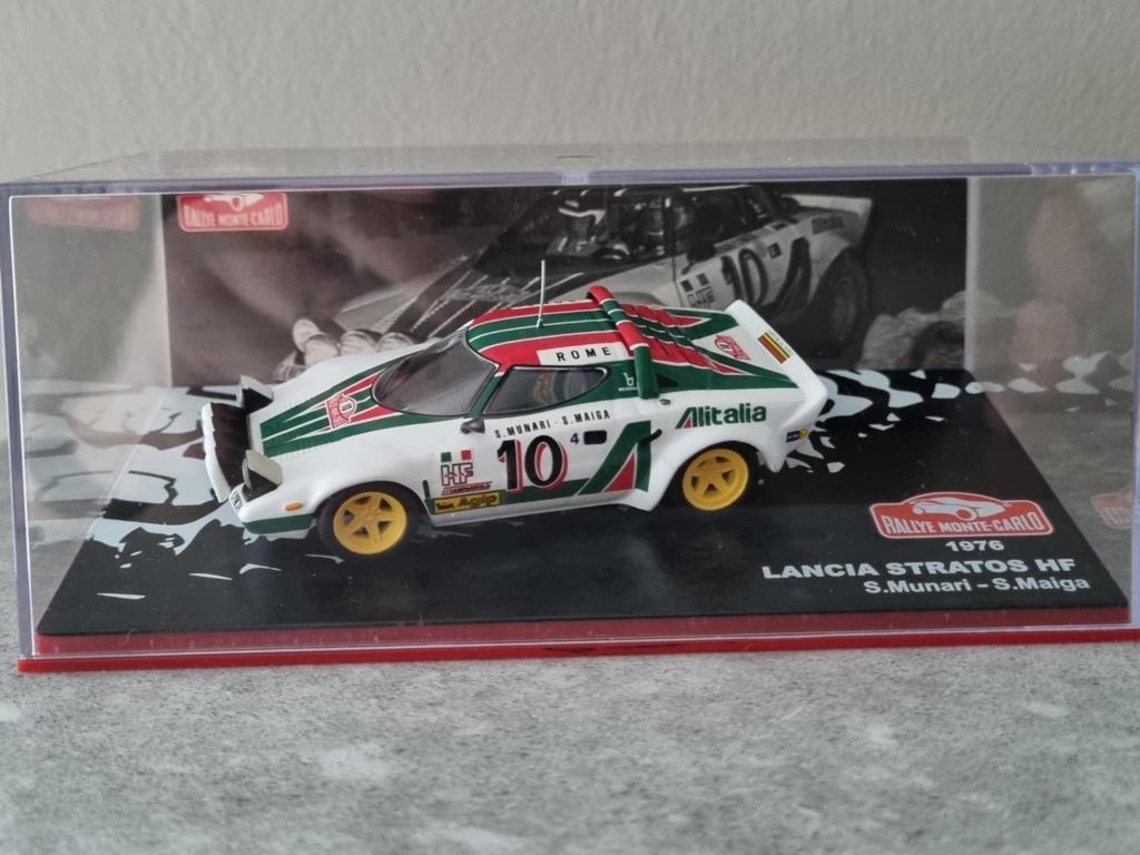 Lancia Stratos #10 Munari  Winnaar Monte Carlo 1976 1/43, Hobby & Loisirs créatifs, Enlèvement ou Envoi, Neuf, Voiture, Autres marques