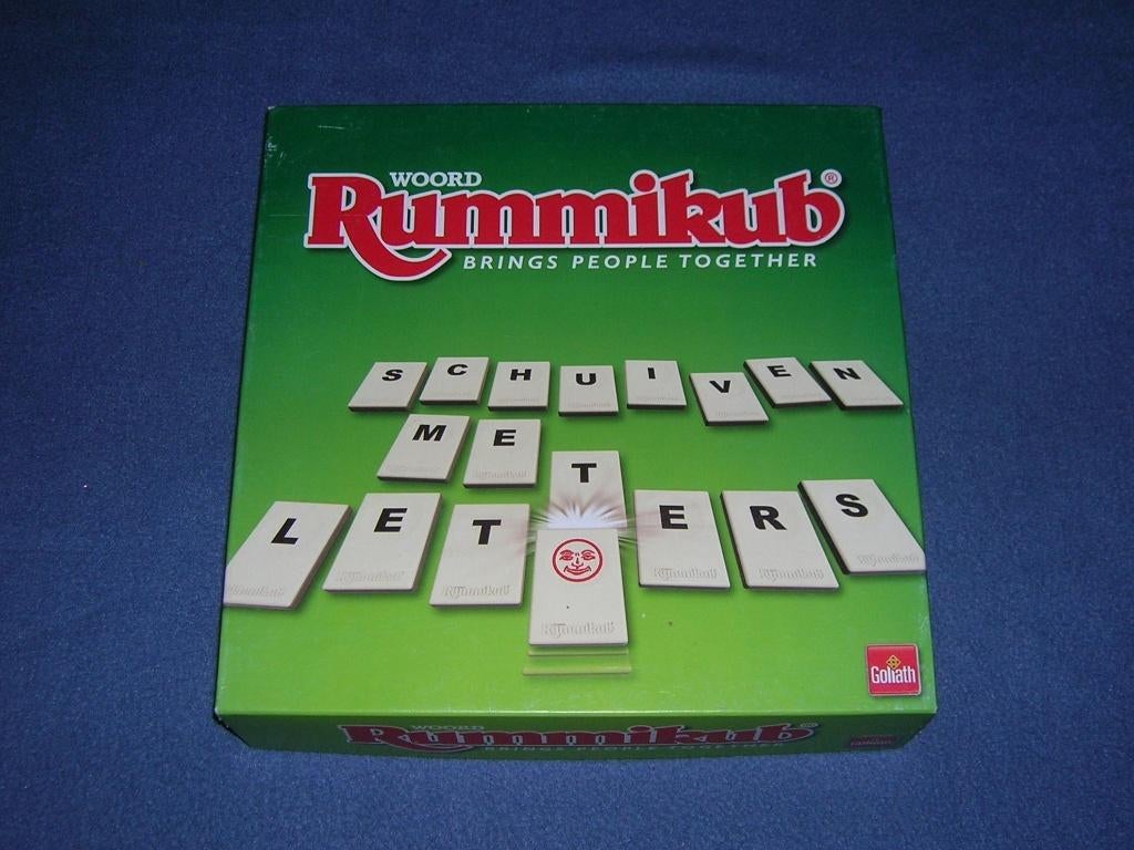 Spel: Rummikub Letters, Hobby en Vrije tijd, Ophalen of Verzenden, Zo goed als nieuw, Goliath